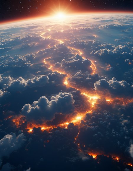 (Long focal length shot:1.7), longshot, a world within a world, fantasy art, shot from space, ultra detailed, heaven and hell,
, telezoom photography, short depth of field, (800 mm focal length:1.5), telephoto lens image, bokeh, professional, 4k, highly detailed