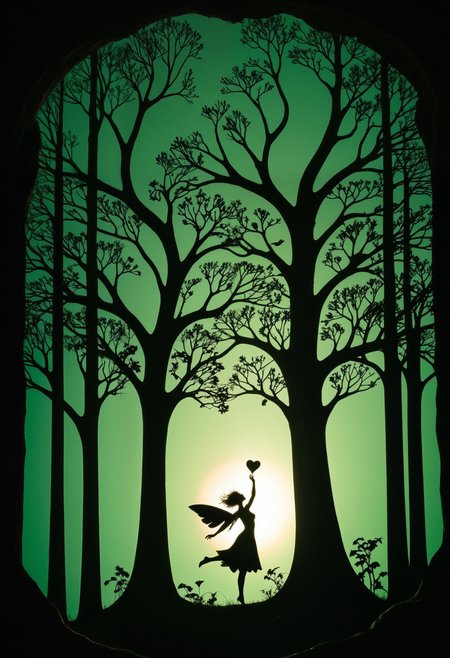 Silhouette style dramatic lighting,
My heart aches, and a drowsy numbness pains
My sense, as though of hemlock I had drunk,
Or emptied some dull opiate to the drains
One minute past, and Lethe-wards had sunk:
'Tis not through envy of thy happy lot,
But being too happy in thine happiness,â
That thou, light-winged Dryad of the trees
In some melodious plot
Of beechen green, and shadows numberless,
Singest of summer in full-throated ease.
 <lora:add-detail-xl:2>  <lora:xl_more_art-full_v1:0.4> <lora:Cute_Drawing:0.3> . High contrast, minimalistic, black and white, stark, dramatic