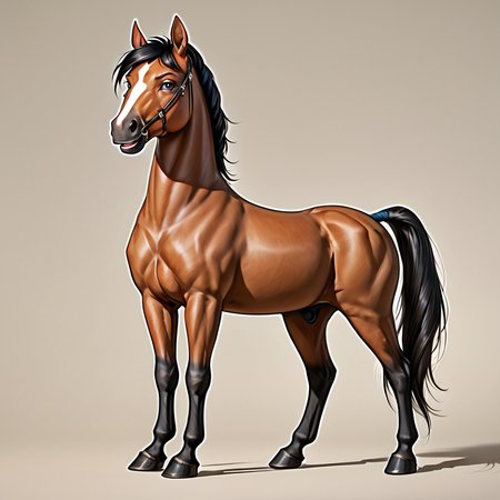 <lora:CuteAnimalV1:1>,horse,full body,incredibly absurdres,detailed hair,