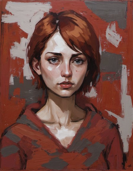 red camouflage, pixie dream girl, portrait, feminine, abstract painting <lora:DiscoDeliriumXL-v1.2:1>