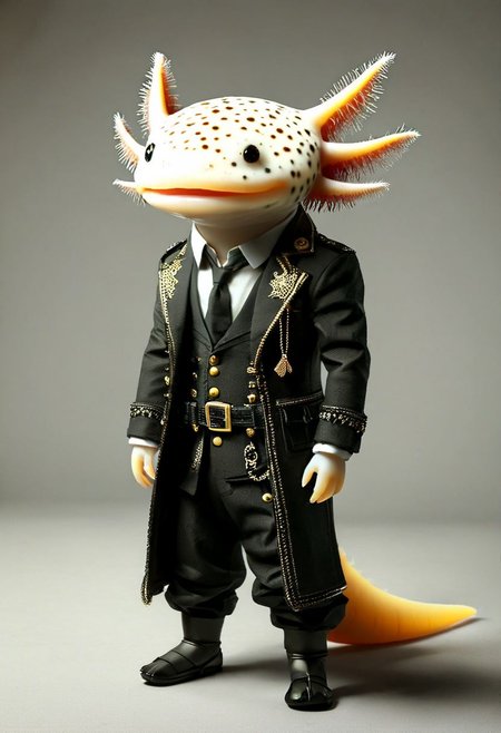 4xolotl, Axolotl (wearing outfit)