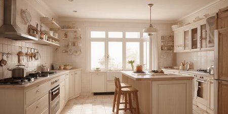 pancake pareidolia in cozy kitchen. joyful mood, natural light, pastel colors, high resolution.