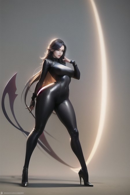 best quality, 8k, sharp focus, (character sheet, reference, concept drawing), medium shot, indefectible, flawless, masterpiece, digital art, illustration, trending artstation, hot, seductive, alluring, handsome, elegant, fascinating, exquisite, sublime, bewitching, charming, cute, hourglass slim figure (one:1.6 young woman) wears tight full body flysuit with (open sholders:1.4), by Jordan Grimmer and Greg Rutkowski
