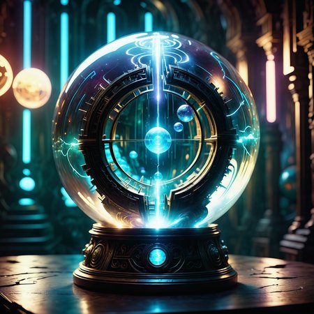 Jed-Gball,Jed-Glassball, <lora:Jed-Glassball:0.7>, volumetric lighting, Signature, Voidpunk, positive emotional, dynamic cinematic color, confident, enhanced quality, aesthetic, magnificent, fine polished, cool colors