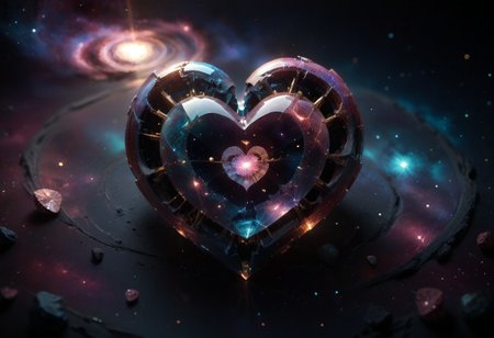 score_9, score_8_up, score_7_up, (solo), CrstHeart, heart with galaxy in the center of heart, 
break,
(masterpiece), (amazing artwork), (8KHD),