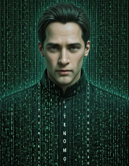 detailed, om0atrix0, 1boy, solo, male focus, glitch, text focus