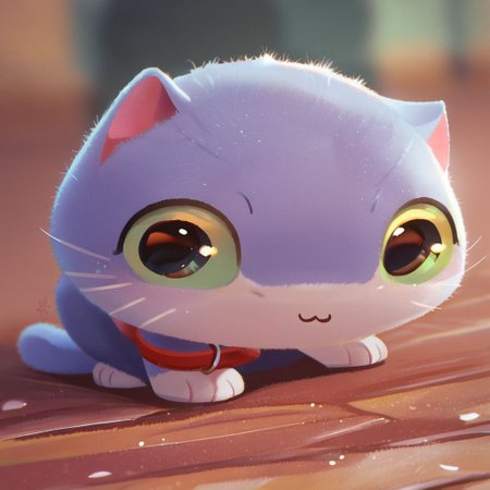 score_9, score_8_up, score_7_up, pikaole no humans animal focus, (cat:1.05), fur, collar, full body solo blurry background, cute rating_safe source_furry, <lora:Pikaole_pXL_E2:1>