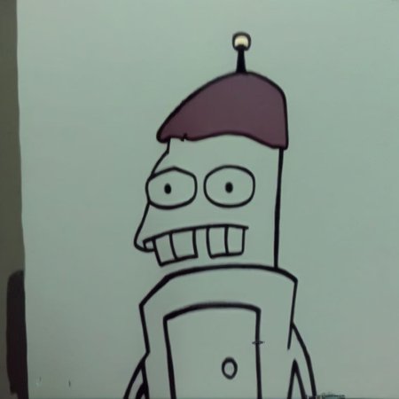 Scruffy Scruffington Walk on Creepy Hospital with Blood, Maroon Cap, Gray Mustache, FuturamaStyle, doodle, doodleredm, blood, dripping, dripping blood