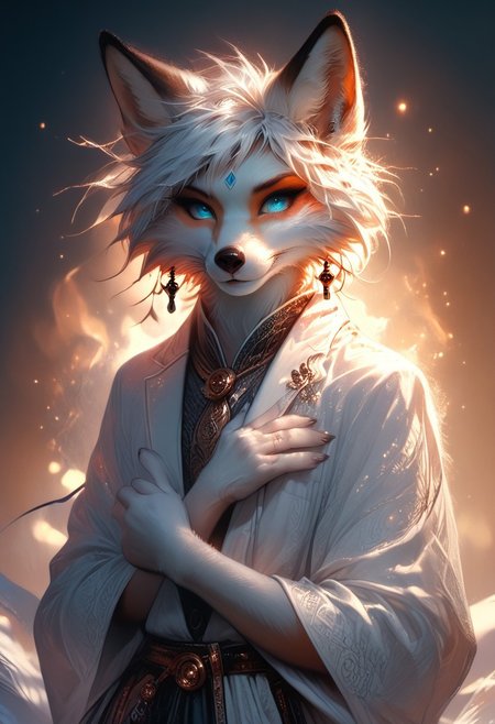 score_9, score_8_up, score_7_up, score_6_up, score_5_up, score_4_up, leHDR,UHD,8K, darkness, illustration, disheveled hair Expressivehanthro,foxfolk,fox, anthro fox female, white fur, busty,pale nipples, inni vag, covering breasts,covering with hands,intricate details, earrings, darkness, very detailed, intricate, perfect light, sharp focus, cool colors, ambient, elegant, highly decorated, deep aesthetic, colorful, magic, mystical, scenic, warm bright, vibrant, unique, best, winning, thought, romantic,  illuminated,rich, symetry,realistic,  low light, looking to the side at viewer,OverallDetail,novuschroma60 style bokeh