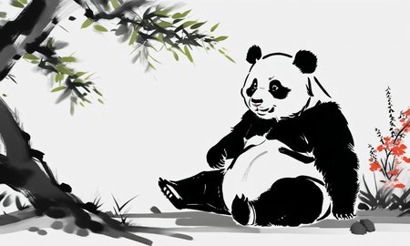 <lora:cipcd_xl-000005:0.9>,a colorful theme cipcd_xl painting,a panda is sitting on the grass,chinese zodiac,no humans,solo,whitebackground,simple background,simple detailed,8K,HDR,UHD,masterpiece,best quality,high resolution,wallpaper