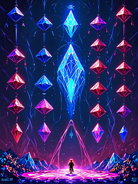 (Basic Painting:1.3) of (Technical illustration:1.3),(Hopeless:1.3) Light Zerg Purple, rich  beautiful,  polygon,       Sapphire,   Silver, Bronze, Diamond,  Amethyst, Mosaic, Regular pattern,  Animal, Flower, Ring, Fractal, Person,  Frame, Branches,    crystal, A picture is worth a thousand words. Mosaic Tiles: Small pieces of colored glass, stone, or ceramic arranged to create images or patterns.,Golden Armor: Armor plated with gold, worn by high-ranking warriors or nobility.,Peaceful Garden Swing: A swing in a garden, where loved ones relax and share moments of happiness.,Pewter: An alloy of tin with small amounts of other metals, with a dull gray appearance, used in tableware and ornaments.,,<lora:Flux-style-xl-lora:1> flux-style  <lora:Dark_Novel:0.75>,(by Artist Alfred Steiglitz:1.3),(Vaporwave Art:1.3),(Offset print:1.3)