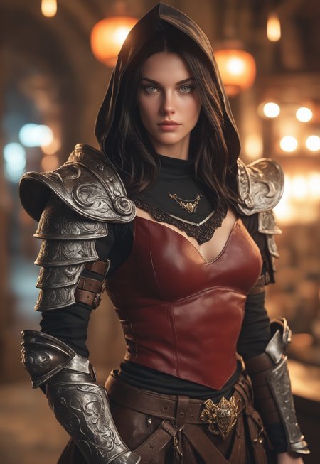 score_9, score_8_up, score_7_up, BREAK, 1girl, cowboy-shot, beautiful, dramatic lights ((Vestal. DDVestal. VestalDD. hood, armor, shoulder pads, pladurons, DDstyle. Darkeststyle. Darkestdungeonstyle.))
(((full clothed)))
 (8k uhd:1,4)
 <lora:add-detail-xl:1>
 <lora:Dynamic Poses:1>