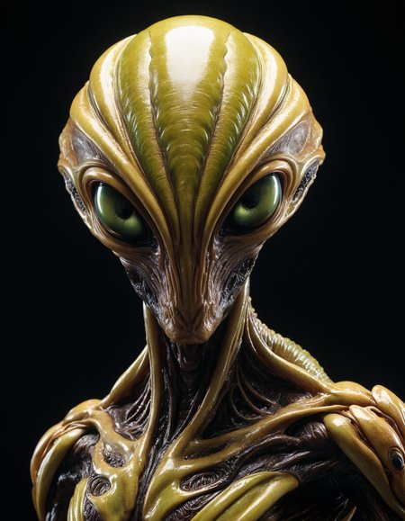 by Julie Bell and Eleanor Vere Boyle, hyper realistic full view photo of  a (bizarre alien creature:1.1),  (athletic , illuminated , elegant , lovely , masterful:1.4), bold lines, hyper detailed, award winning, limited color palette, high contrast, depth of field, (intricate details, masterpiece, best quality:1.4)
dramatic cinematic lighting, film grain, looking at viewer, dynamic pose, wide angle panoramic view,
<lora:add-detail-xl:0.5> <lora:xl_more_art-full_v1:0.5> <lora:looking_at_viewer:2>