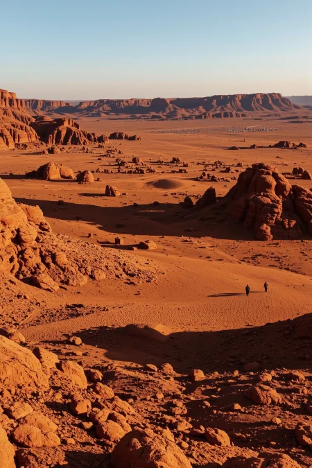 photo, photography, Fujifilm XT3 Viltrox, Saudi Arabian landscape, golden hour,very intricate, very detailed, realistic. sharp, colorful, film grain, high contrast, <lora:Hand v2:1> <lora:Anti-Blur:1> <lora:Insane Detail Slider:0.5>  <lora:Flux.1_Turbo_Detailer:0.6> <lora:flux.1_lora_flyway_Epic-detail_v2:0.6>