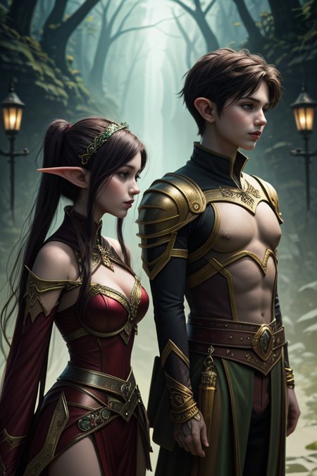 1girl and 1boy,fantasy, elf
<lora:LCM_LoRA_Weights_SD15:1>
 <lora:add\ImageEnhance:.5>