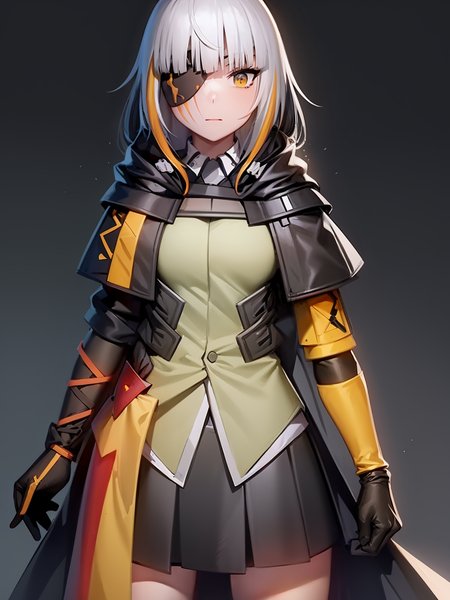 (extremely detailed CG unity 8k wallpaper),(masterpiece), (best quality), (ultra-detailed), (best illustration),(best shadow), (sharp eyeliner, eyeshadow, detailed eyes:1.1), cowboy shot
,BREAK
(M16GFLBoss:1.2),
<lora:M16GFL:1>