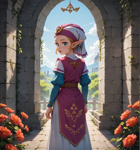 Young Zelda (OoT) Illustrious/Pony