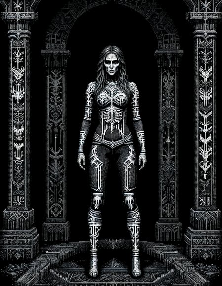 masterwork Cosplay Photograph, Color splash, Vector Art, Enchanting ral-ansrt, wearing Contoured Leggings, from inside of a Moria, Evil, moody lighting, Cinestill 50, F/14, Infrared, <lora:ral-ansrt:1.2>, rich vivid colors, confident, modified, excellent composition, dynamic dramatic beautiful full taking, winning