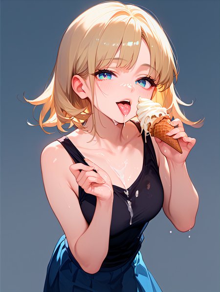 ice cream licking (sexually suggestive) | pony concept