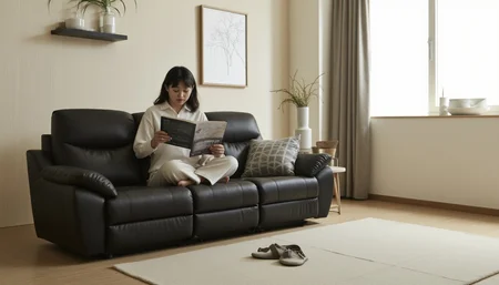 leather couch