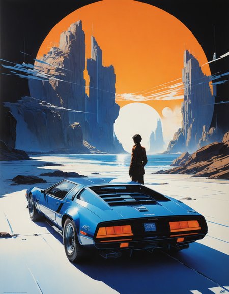 by Guy Davis and Syd Mead, calmness, serenity,  wide angle,  hyper detailed, anime poster art, bold lines, award winning,  trending on ArtStation , (intricate details, masterpiece, best quality:1.4),
looking at viewer, dynamic pose
<lora:add-detail-xl:1> <lora:xl_more_art-full_v1:0.5>  <lora:NicolaSamori:0.5> in the style of nicola samori <lora:looking_at_viewer:2>