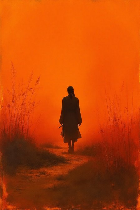 by Thomas W Schaller, (orange but extremely beautiful:1.4), (masterpiece, best quality:1.4), in the style of nicola samori, looking at viewer