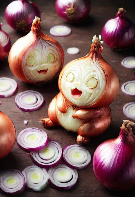 onionstyle free self-expression regarding onion can cry