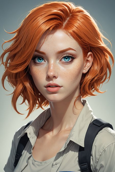 by  Jonas De Ro  and  Ilya Kuvshinov in the style of  Shawn Coss ,   Israeli character,  ginger 
 , photo  <lora:more_art:0.25><lora:clothing_slider:1.00><lora:huge_anime_eyes:0.85><lora:attractive:0.75><lora:great_lighting:1.00><lora:aesthetic:0.85><lora:photorealistic_portrait:0.85><lora:RMSDXL_Enhance:0.45><lora:RMSDXL_Creative:0.35><lora:RMSDXL_Photo:0.45><lora:RMSDXL_Darkness_Cinema:0.50><lora:XDetail_heavy:0.45><lora:perfect_eyes:0.15><lora:perfect_hands:0.15><lora:midjourney:-0.15><lora:looking_at_viewer:0.75>