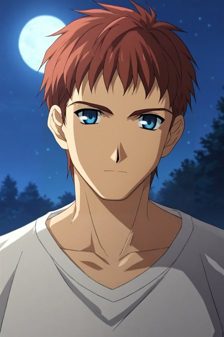 score_9, score_8_up, score_7_up, , , rating_safe, intricate details, looking at viewer, depth of field, 1boy, male focus, blue eyes, auburn hair, medium-length hair,, solo, straight-on, venice, gondola ride, night, full moon, flexing, expressionless, <lora:fsn_style_pony:1.08>, fsn_style, , <lora:sdxl_lightning_8step_lora:1>