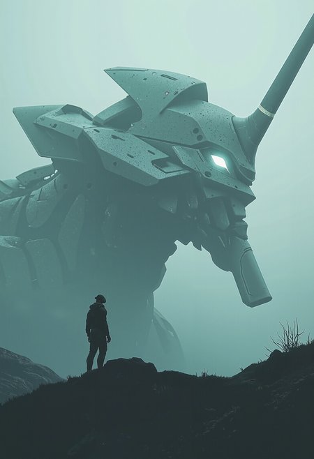 <lora:YFG-HUD_v3:3.14> <lora:Evangelion Unit 01 FLUX:3.14> <lora:phantasm_of_aurora_realm:3.14>