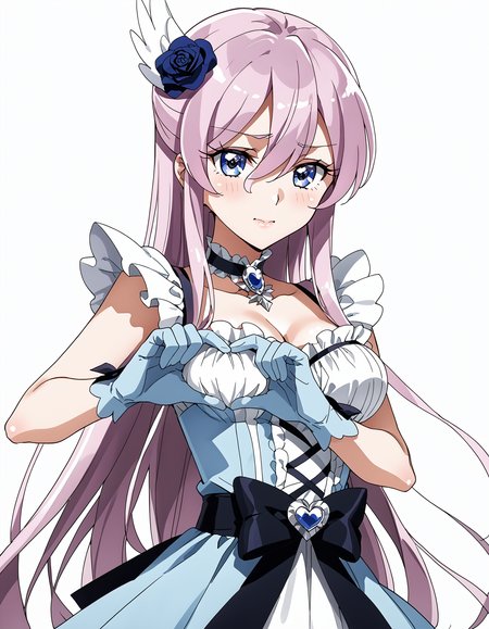 ,
handfixer,<lora:HandFixer_pdxl_Incrs_v1:0.5>,(score_9,score_8_up,score_7_up),masterpiece,4k,8k,(uncensored:1.5) BREAK
(best quality,high quality,perfect anatomy,ultra detailed,ultra high res,absurdres,huge filesize,incredibly absurdres,8k wallpaper,highly detailed:1.1),(anime screencap, official art,official style,megami magazine,game cg,super fine illustration:1.5),
source_anime,zPDXL3,zPDXLxxx,zPDXL2,Super Detail,
,(perfect face,beautiful face,ltra-detailed face,beautiful hair,beautiful eyes,precise mouth,precise lips,cute face,ultra detailed eyes,perfect anatomy,perfect lipsintricate,perfect mouth,cute face,clear skin,shiny hair,ultra detailed eyes,),,(beautiful fingers,beautiful hands,beautiful arms,precise fingers,Perfect hands,perfect arms,perfect fingers,perfect legs),,(heat body,clear skin,shiny hair,caustics,super detailed skin),Correct foot direction,correct arm direction,
BREAK
,
BREAK BREAK
,
(rating_lewd:1.5),(faceless male:1.5),(sexually suggestive outfit:1.5),(Beautiful lips:1.3) BREAK
,
<lora:moe-moe-kyun-ponyxl-lora-nochekaiser:1>,heart-shaped boob challenge,moe moe kyun! heart hands,open mouth,blush,embarrassed,clsoed eyes,cowboy shot,
,
<lora:curemoonlight.pony:0.8>,1girl,solo,(curemoonlight:1.7),very long hair,long hair,hair ornament,hair flower,purple hair,hair between eyes,blue eyes,medium breasts BREAK ,waist bow,gloves,dress,brooch,jewelry,choker,flower,bow,magical girl,heart brooch,eyelashes,black choker,rose,heart,blue flower,blue gloves,