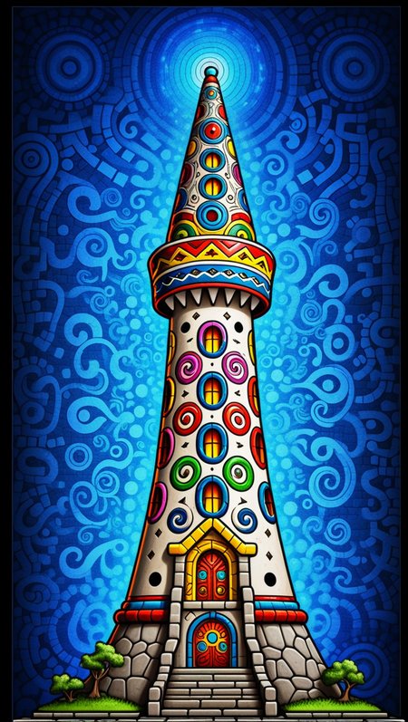 (epic:1.2), trending on artstation, (high quality:1.2), (masterpiece:1.2), high details, incredibly absurdres, colorful), (Huichol Art:1.36), (Magical Realism:1.31), (tile:1.24), (wood burning:1.27), (full_body:1.13) ,, (object: (Quantum mechanics:1.31),(cone:1.16))  , , (location:Pokemon, (Galar Region,Galar Route 4:1.21) (venus:1.31) (harbor:1.31))
