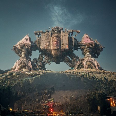 (pastel neon niji colors, terraforming mecha-Pyramid Like drdnght machine hovering above planet earth 20000 bc), 
atmospheric haze, Film grain, cinematic film still, highly detailed, high budget, cinemascope, moody, epic, OverallDetail, gorgeous, 2000s vintage RAW photo, photorealistic, candid camera, color graded cinematic, eye catchlights, atmospheric lighting, skin pores, imperfections, natural, shallow dof,
extremely detailed, drdnght machine, Temple Ruin, industrialbuilding, spstation,
