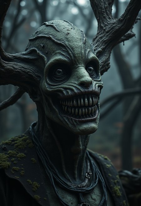 A masterpiece of (creepy) style.    HD32K, hyperdetailed, best quality, aidmaMJ6.1.