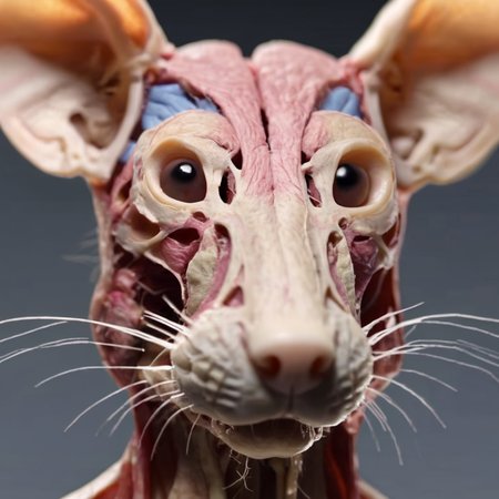 anatomophora rat face, very detailed, cinematic<lora:anatomophora:0.7>