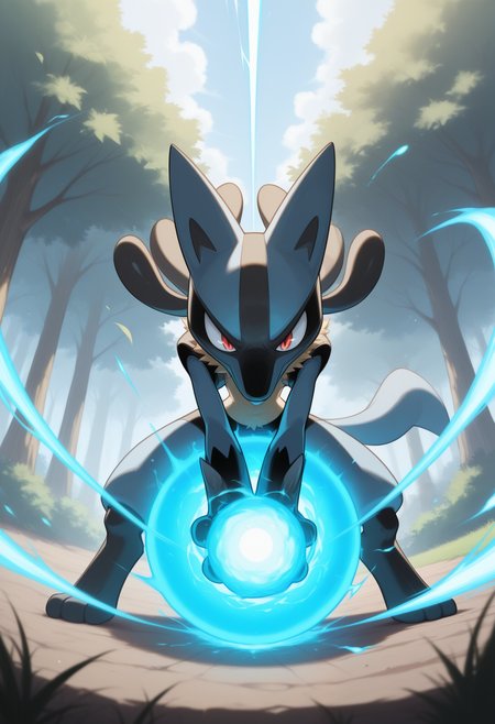 masterpiece,best quality,amazing quality, 1boy, solo, luc4r10, full bod, outside, tail, chibi, attack,