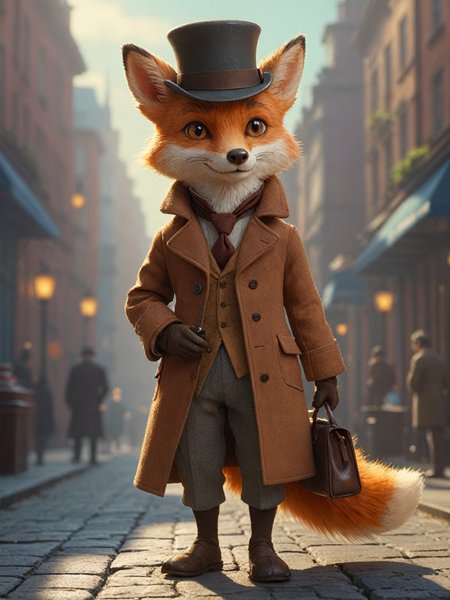 movie still photo of anthropomorphic vulpes vulpes fulva as sherlock holmes, by weta, pixar disney, greg rutkowski, wlop, ilya kuvshinov, rossdraws, artgerm, octane render, iridescent, bright morning,