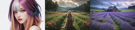 (otherworldly), highly insanely detailed, masterpiece, top quality, best quality, highres, 4k, 8k, RAW photo, (very aesthetic, beautiful and aesthetic), farm, fields, barn, fence, fantfa, <lora:FantasyFarm-10:0.6>, 
1girl, 
(__lazy-wildcards/char/haircolor__), 
(__lazy-wildcards/dataset/background-color__),âââ