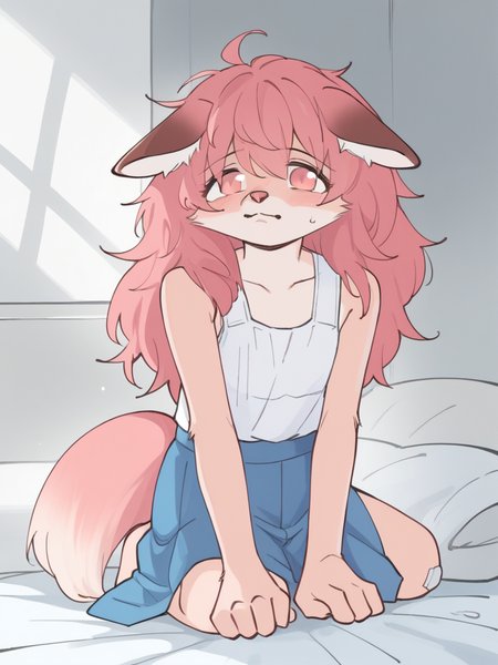 score_9, score_8_up, score_7_up, source_anime, BREAK
1girl, solo, <lora:Furr-20:1> p1nkfurr, pink hair, pink fur, white fur, two-tone fur, furry female, furry, pink eyes, long hair, dog ears, dog tail,