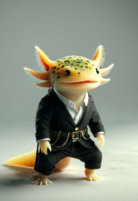 4xolotl, Axolotl (wearing outfit)