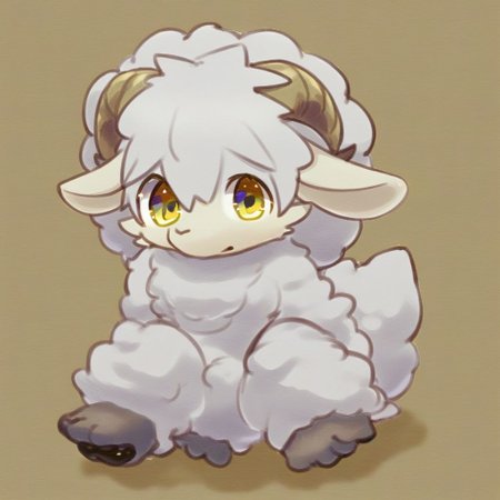 furry, anthro, cute, kemono, male focus, solo, sheep, score_9, score_8_up, male, full body, digital art, highly detailed, zPDXL2