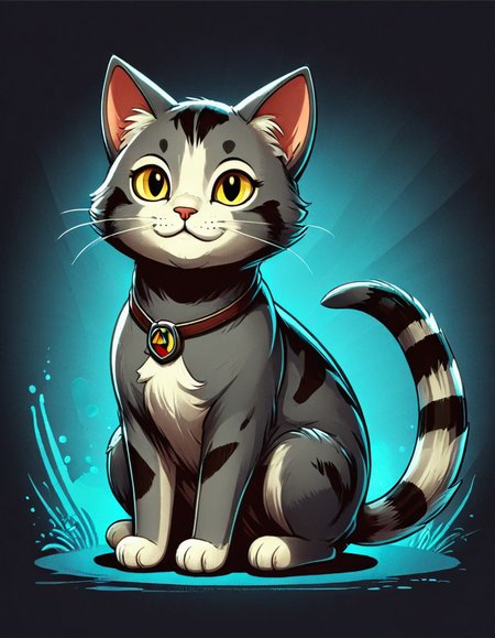 Cel Shaded Art, celshadinglora, 1cat, 2D, flat color, toon shading, cel shaded style