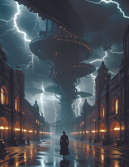 ridley scott intricate storm scene teslapunkai <lora:TeslaPunkAIXLv2p:0.8> by Director Ridley Scott style <lora:Director Ridley Scott style:0.7>