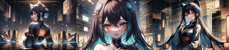 highly insanely detailed, masterpiece, top quality, best quality, highres, 4k, 8k, RAW photo, (very aesthetic, beautiful and aesthetic), 
__lazy-wildcards/subject/style-elem/code_style/prompts__, 
<lora:CodeStyle (half generic class)_564920:1>, 
(1girl:1.3), 1other, 
__lazy-wildcards/dataset/background__,âââ