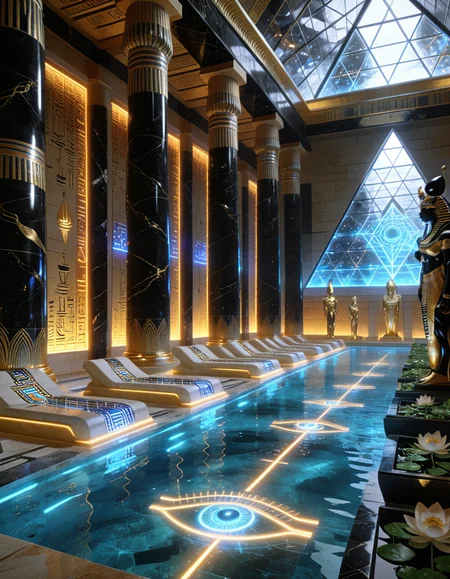 vast sacred bathing hall