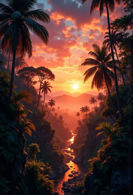 ArsMJstyle,breathtaking beauty of Bali, scenic bali jungle sunset landscape, perfect composition, Pastell colors, haze, low angle,
shadow Palms, masterpiece, best quality, double exposure, realistic, whimsical, fantastic, splash art, intricate detailed, hyperdetailed, maximalist style, photorealistic, concept art, sharp focus, harmony, serenity, tranquility,
mysterious glow, ambient occlusion, halation, cozy ambient lighting,dynamic lighting, masterpiece, liiv1, linquivera, metix, mentixis, masterpiece, award winning,
