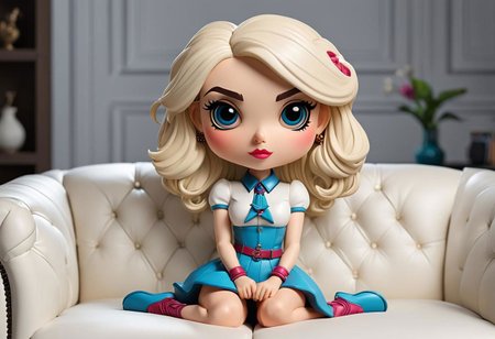 piper perri meme, funkopop, on a white leather couch
(8k, hd, rich vibrant colors, masterpiece, best quality, symbolic, dynamic pose, dynamic angle) symmetry, very fast shutter speed