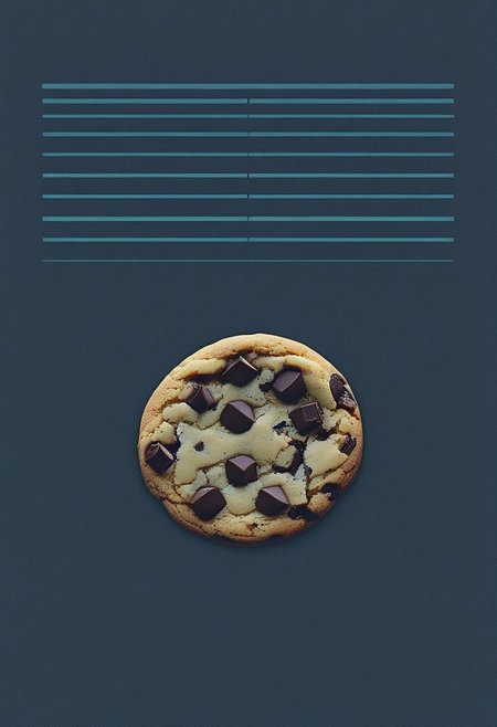 score_9, score_8_up, score_7_up, score_6_up, novuschroma28 style, easynegative, detailxl, BREAK, chocolate chip cookie, cookie art design, cookie decoration,solo cookie,(flat art), extreme closeup,