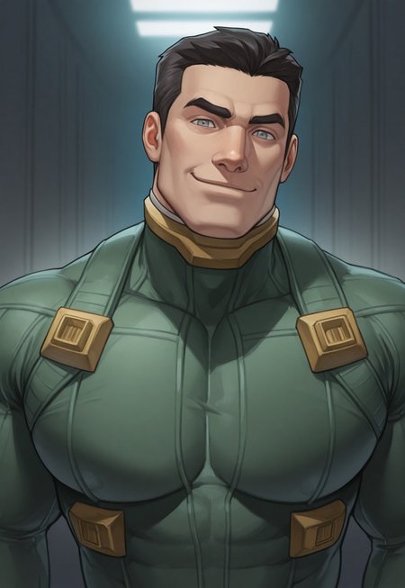 gay,1boy, t4dan0smt, short hair, black hair, grey eyes, older male, green bodysuit, male focus, mature male, male pectorals, best quality, masterpiece, amazing quality, very aesthetic, absurdres, masterpiece, best quality, amazing quality, very aesthetic, , newest, huge filesize,  solo, mature male, handsome, standing, looking at viewer, smile, on military lockers room,skin tight, skindentation, large biceps, ((large pectorals)), upper body shot, portrait, mature male, handsome, looking at viewer, smile, face focus, cold lighting, intricate details, close proximity
rcamillo