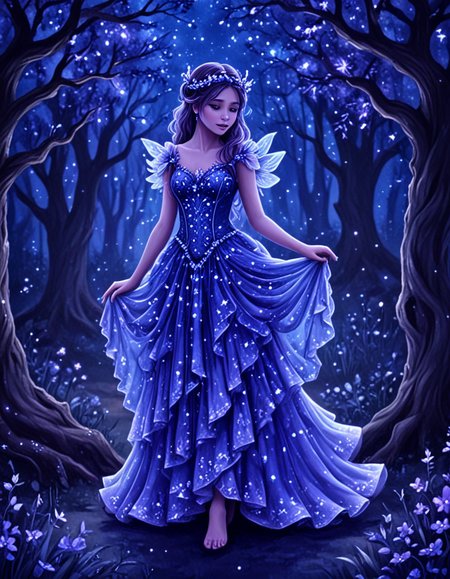novuschroma14 style Midsummer Night's Dream   <lora:novuschroma14 style:1> <lora:sdxl_lightning_8step_lora:1>